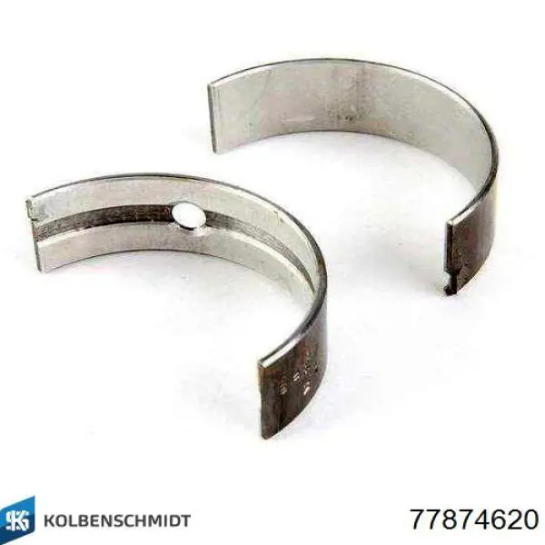 Вкладиші колінвала, корінні, комплект, 2-й ремонт (+0,50) Kolbenschmidt 77874620 ціна, від 17.37 USD