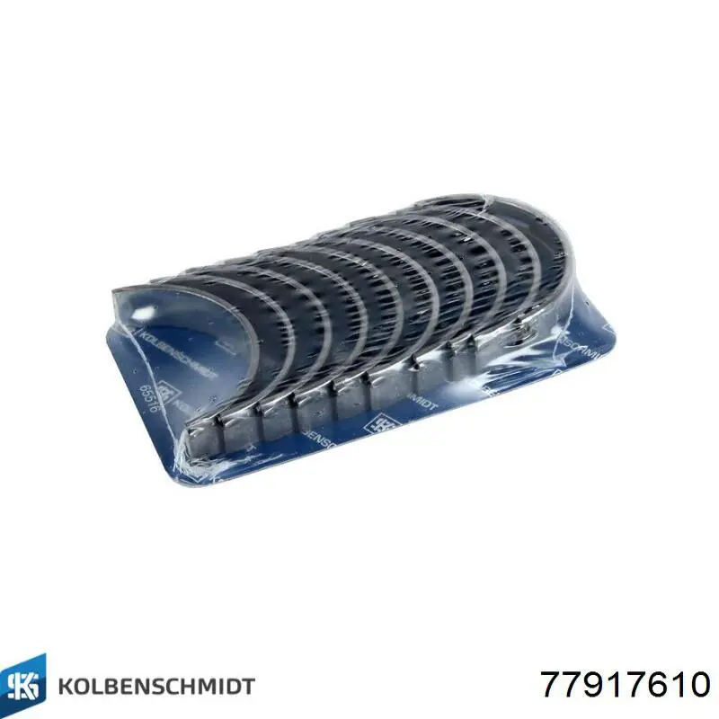 Вкладиші коленвала, корінні, комплект, 1-й ремонт (+0,25) Kolbenschmidt 77917610 ціна, від 25.80 USD