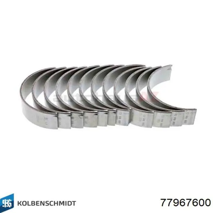 Шатунні вклалиші колінвала STD Kolbenschmidt 77967600 ціна, від 102.75 USD