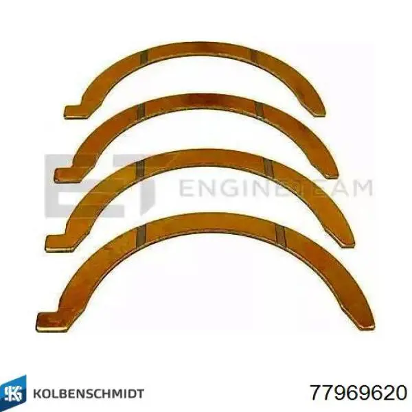 Купити 724788050 Glyco Вкладиші колінвала, корінні, комплект, 2-й ремонт (+0,50)