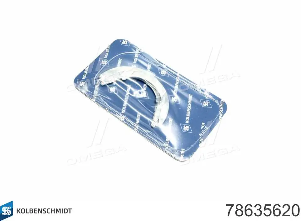 Купити 78635620 Kolbenschmidt Півкільце підпірне (розбігу) колінвалу, 2-й ремонт (0,50), комплект