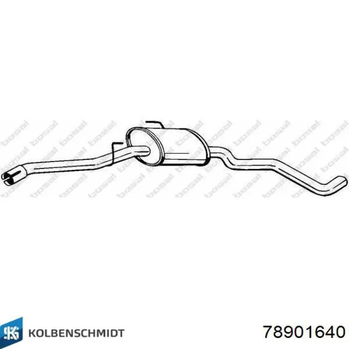 Купити 78901640 Kolbenschmidt Вкладиші колінвалу, корінні, комплект, 4-й ремонт (+1,00)