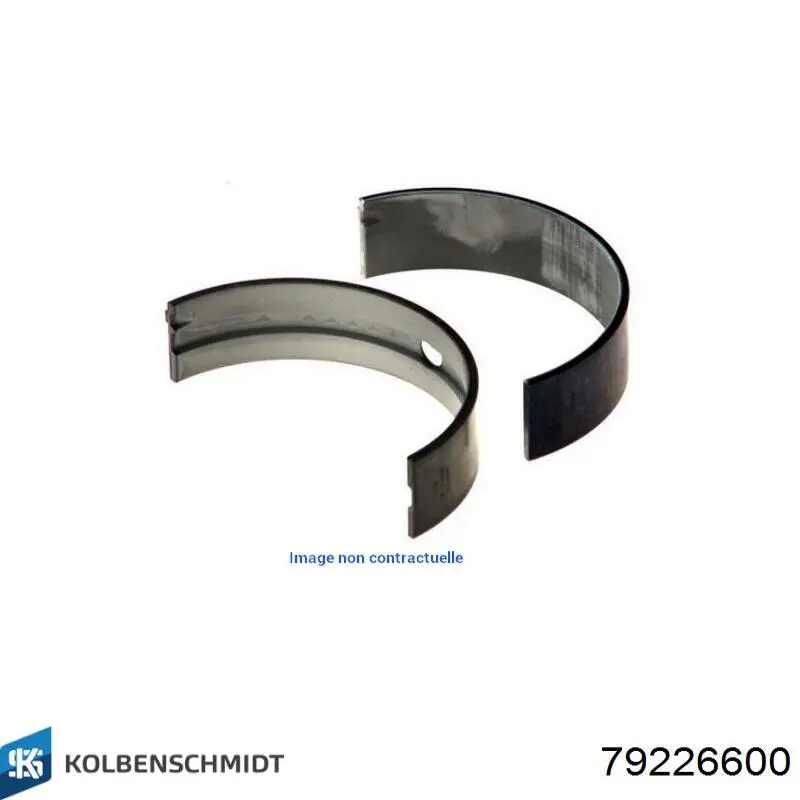 Купити A9260300040 Mercedes Вкладиші колінвала, корінні, комплект, стандарт (STD)