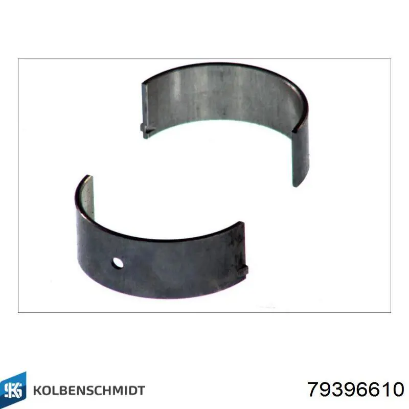 Вкладиші колінвала, шатунні, комплект, 1-й ремонт (+0,25) Kolbenschmidt 79396610 ціна, від 19.85 USD