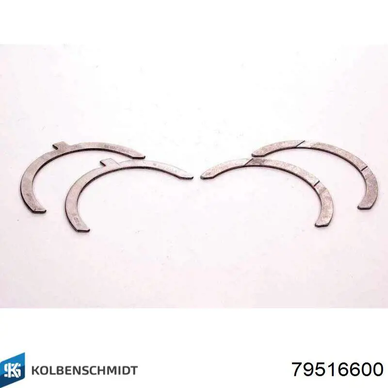 Півкільце підпірне (розбігу) колінвала, STD, переднє Kolbenschmidt 79516600 ціна, від 9.97 USD