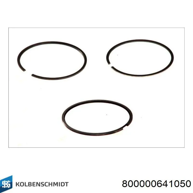 Купити 800000641050 Kolbenschmidt Кільця поршневі комплект на мотор, 2-й ремонт (+0,50)