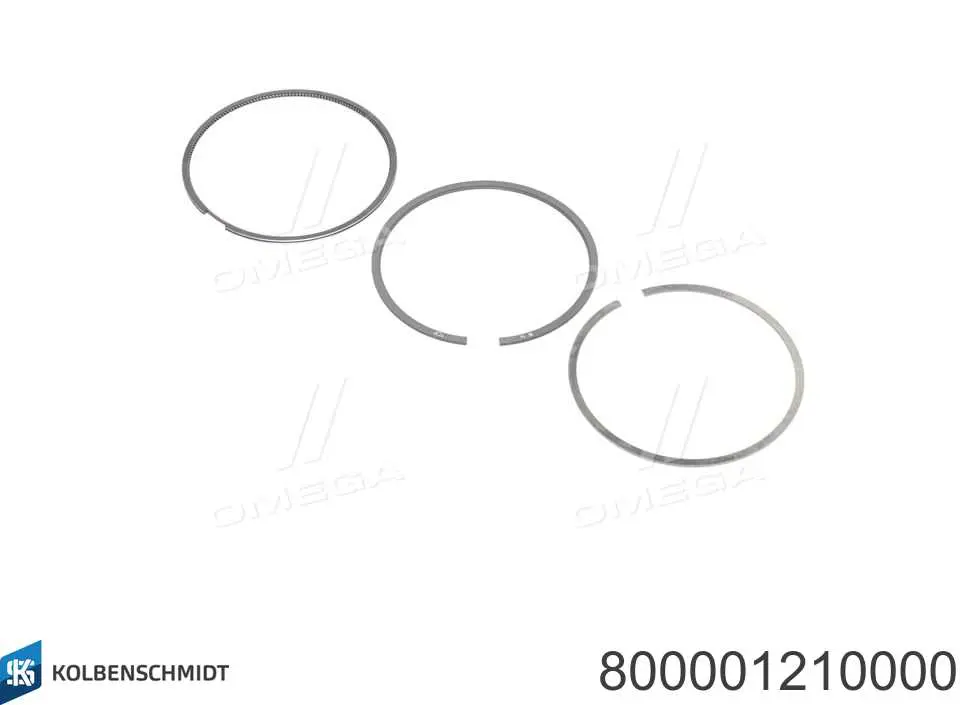 Кільця поршневі на 1 циліндр, STD. Kolbenschmidt 800001210000 ціна, від 15.54 USD
