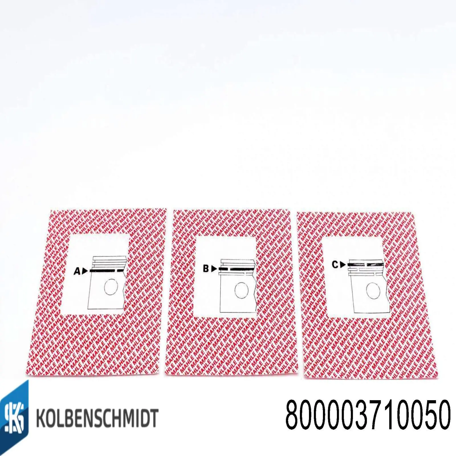 Купити 800003710050 Kolbenschmidt Кільця поршневі на 1 циліндр, 2-й ремонт (+0,50)