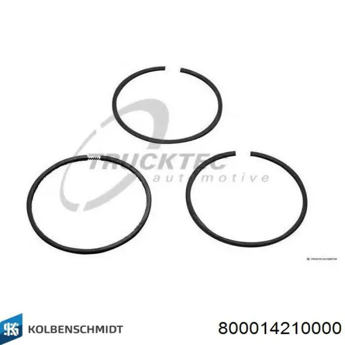Кільця поршневі компресора, на 1 циліндр, STD A0001318611 Mercedes
