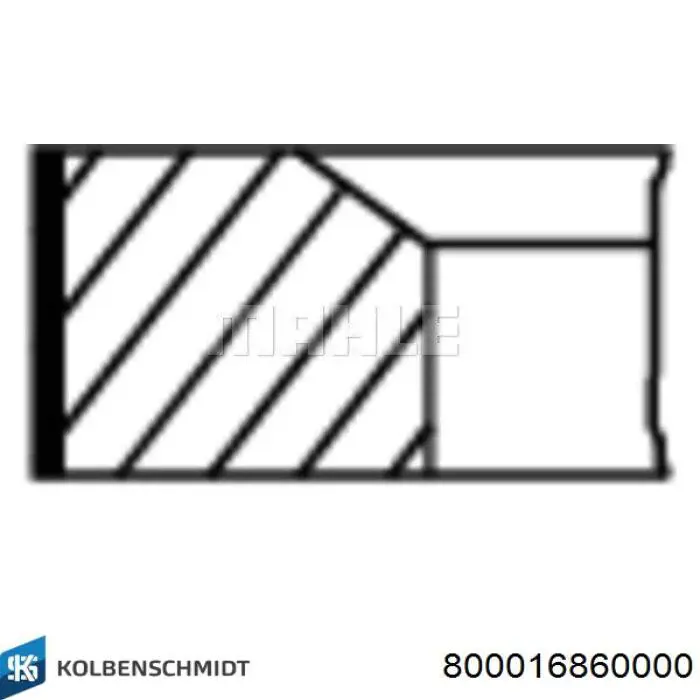 Купити 00203N0 Mahle Original Маслоз'емні кільця, стандартні