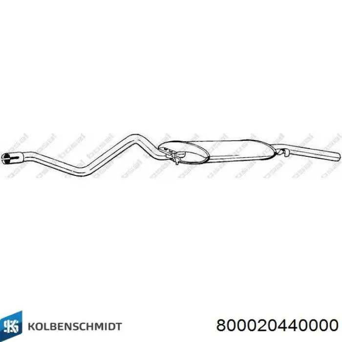 Купити 800020440000 Kolbenschmidt Маслоз'емні кільця, стандартні