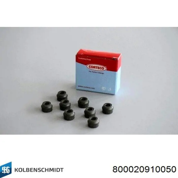 800020910050 Kolbenschmidt Комплект поршневих кілець на 1 циліндр, 2-й ремонт (+0,50)