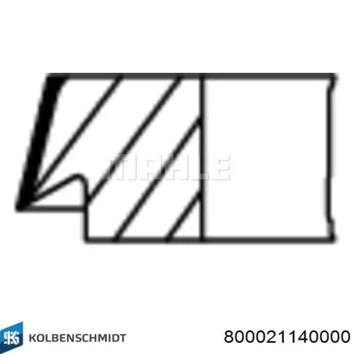 Кільця поршневі комплект на мотор, STD. Kolbenschmidt 800021140000 ціна, від 10.28 USD