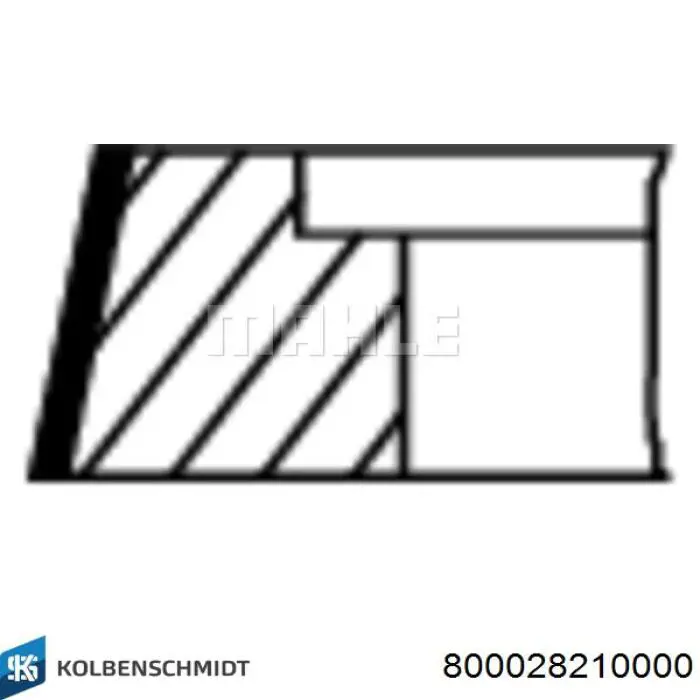Кільця поршневі на 1 циліндр, STD. Kolbenschmidt 800028210000 ціна, від 27.17 USD
