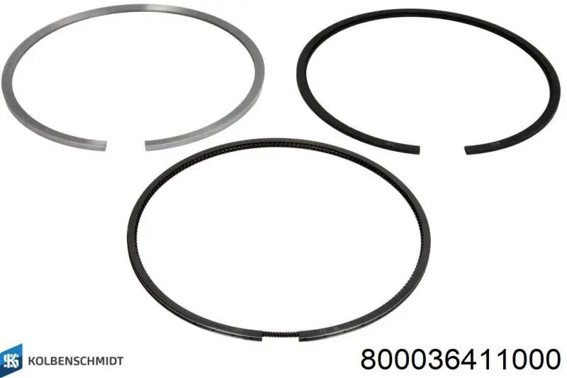 Кільця поршневі на 1 циліндр, STD. 800036411000 Kolbenschmidt