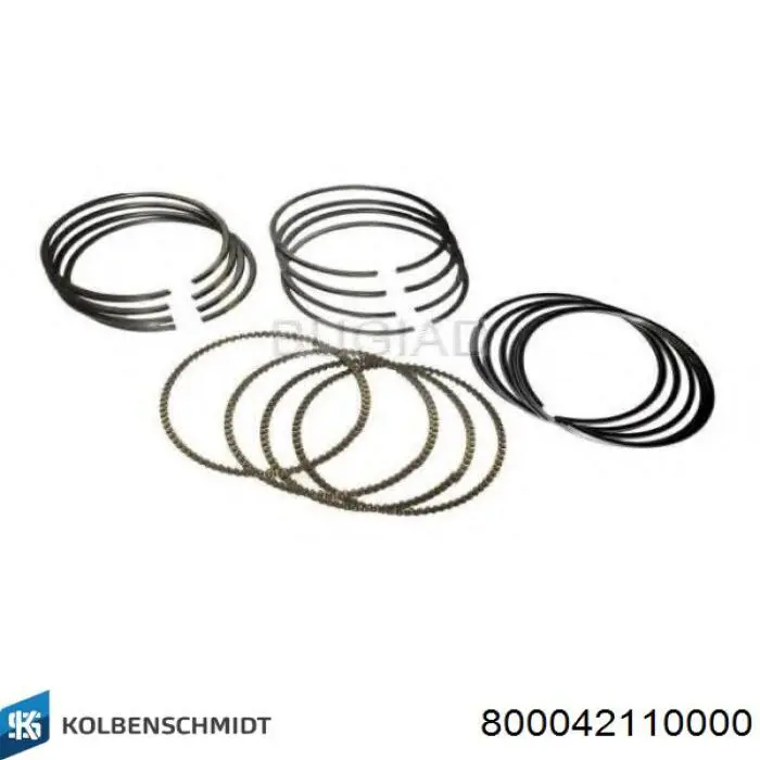 Купити 800042110000 Kolbenschmidt Кільця поршневі на 1 циліндр, STD.