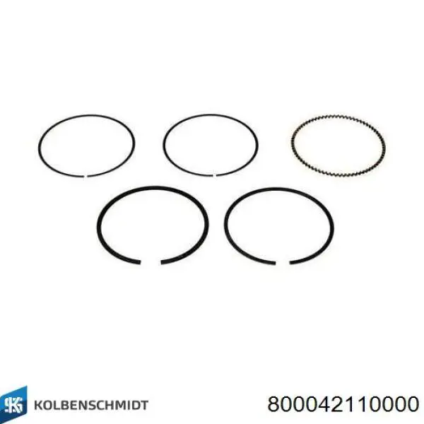 Кільця поршневі на 1 циліндр, STD. 800042110000 Kolbenschmidt