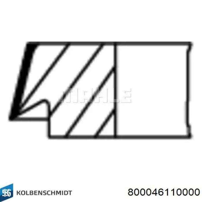 Кільця поршневі на 1 циліндр, STD. Toyota 130110D070 ціна, від 10.00 USD