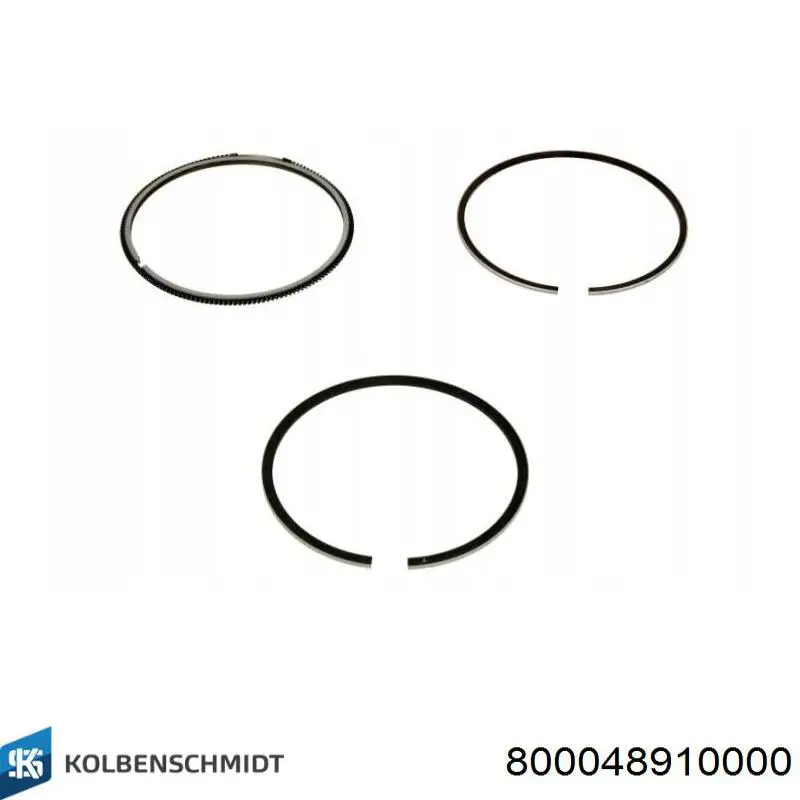 Кільця поршневі на 1 циліндр, STD. 800048910000 Kolbenschmidt