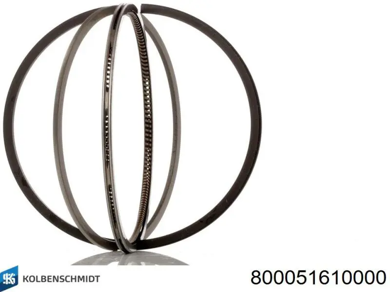 Кільця поршневі на 1 циліндр, STD. Kolbenschmidt 800051610000 ціна, від 13.53 USD