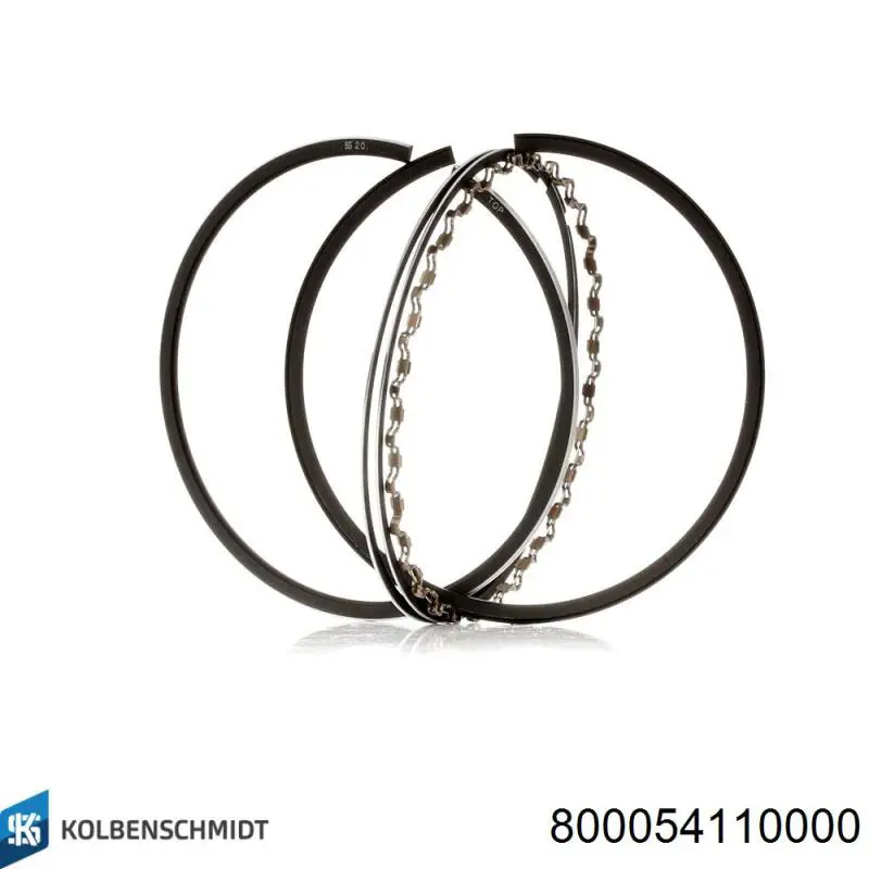 Кільця поршневі на 1 циліндр, STD. Kolbenschmidt 800054110000 ціна, від 10.55 USD