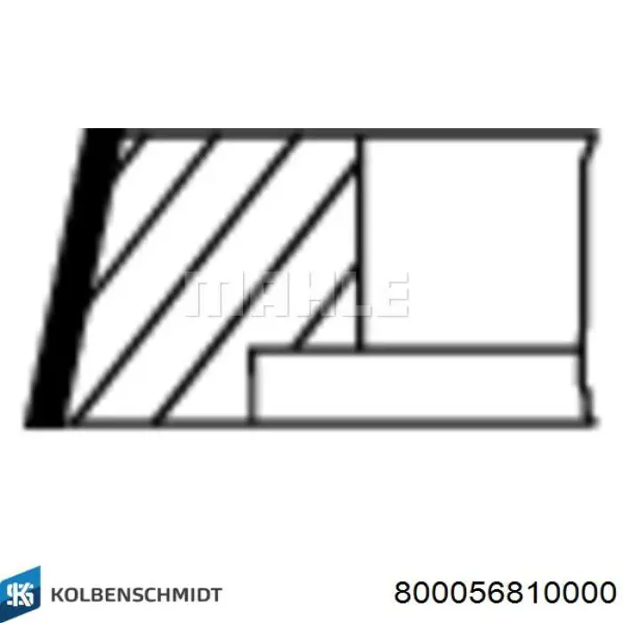 Кільця поршневі на 1 циліндр, STD. Mercedes A4600300324 ціна, від 25.87 USD