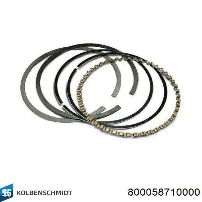 Купити 800058710000 Kolbenschmidt Кільця поршневі на 1 циліндр, STD.