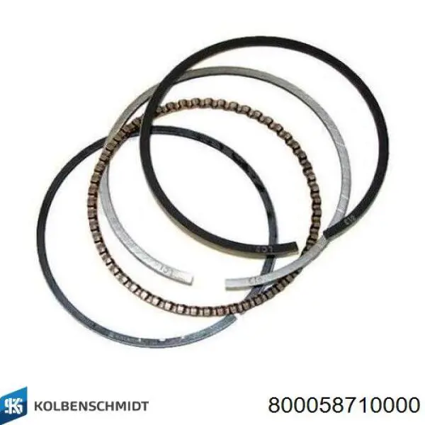Кільця поршневі на 1 циліндр, STD. Kolbenschmidt 800058710000 ціна, від 33.44 USD