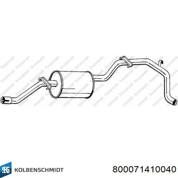 Кільця поршневі на 1 циліндр, 2-й ремонт (+0,50) Kolbenschmidt 800071410040 ціна, від 28.95 USD
