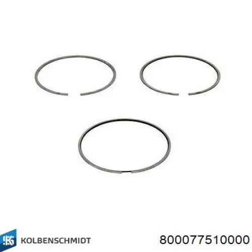 Кільця поршневі на 1 циліндр, STD. Kolbenschmidt 800077510000 ціна, від 17.40 USD