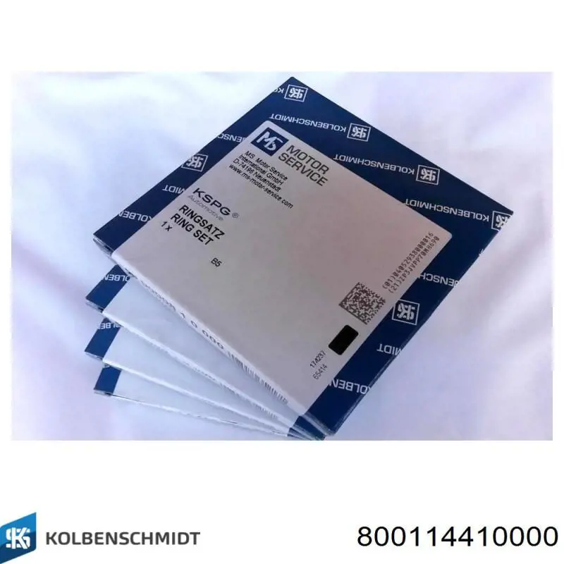 Кільця поршневі на 1 циліндр, STD. 800114410000 Kolbenschmidt