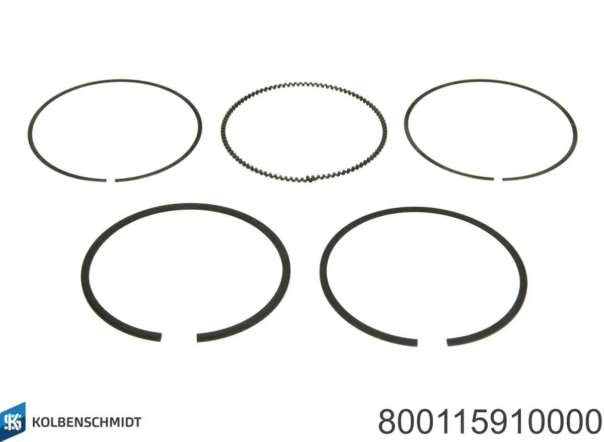 Кільця поршневі на 1 циліндр, STD. Kolbenschmidt 800115910000 ціна, від 16.40 USD