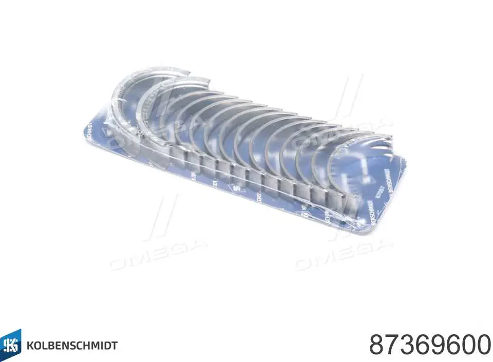 Купити 87369600 Kolbenschmidt Вкладиші колінвала, корінні, комплект, стандарт (STD)