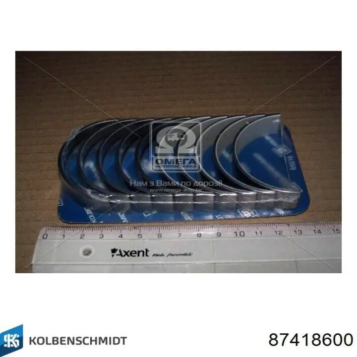 Вкладиші колінвала, корінні, комплект, стандарт (STD) H9976 Glyco