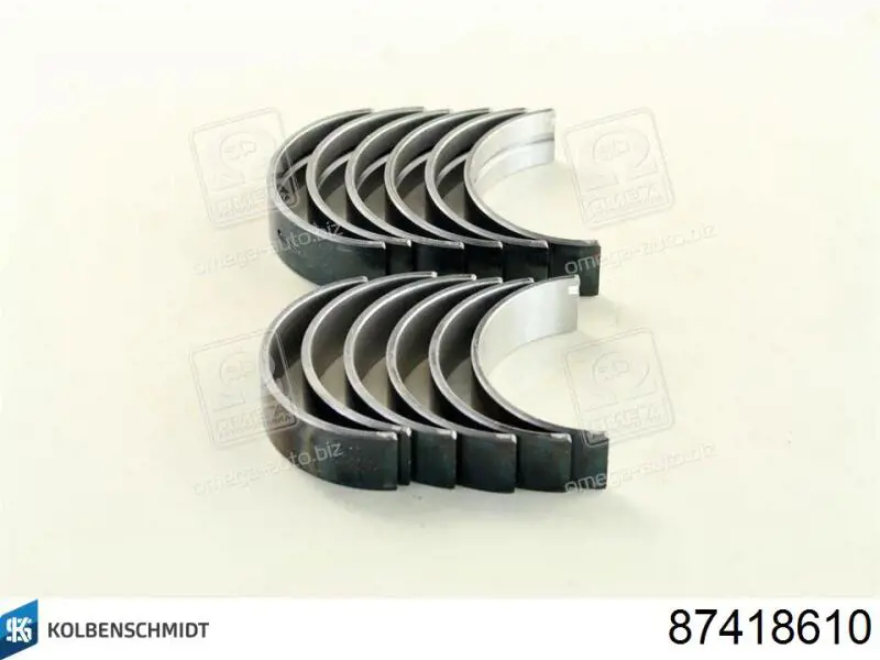 Купити H9976025 Glyco Вкладиші колінвала, корінні, комплект, 1-й ремонт (+0,25)