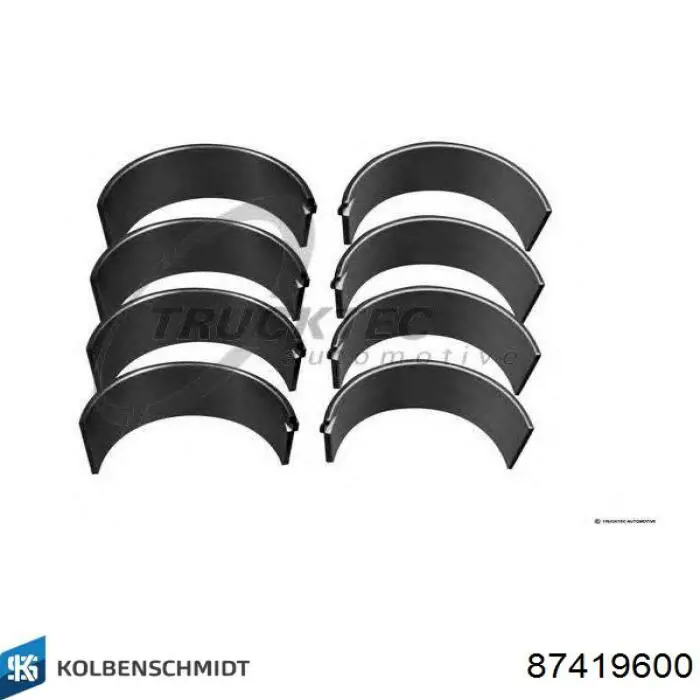 Купити 001PS10702000 Mahle Original Вкладиші коленвала шатунні