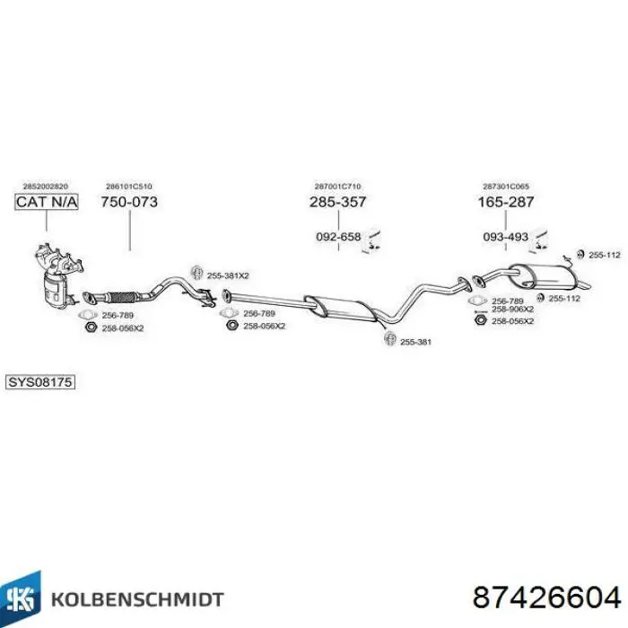 Купити A3520302545 Mercedes Вкладиші колінвала, корінні, комплект, стандарт (STD)