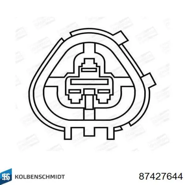Підшипник коленвала, корінний, комплект, 4-й ремонт (+1,00) Kolbenschmidt 87427644 ціна, від 106.70 USD