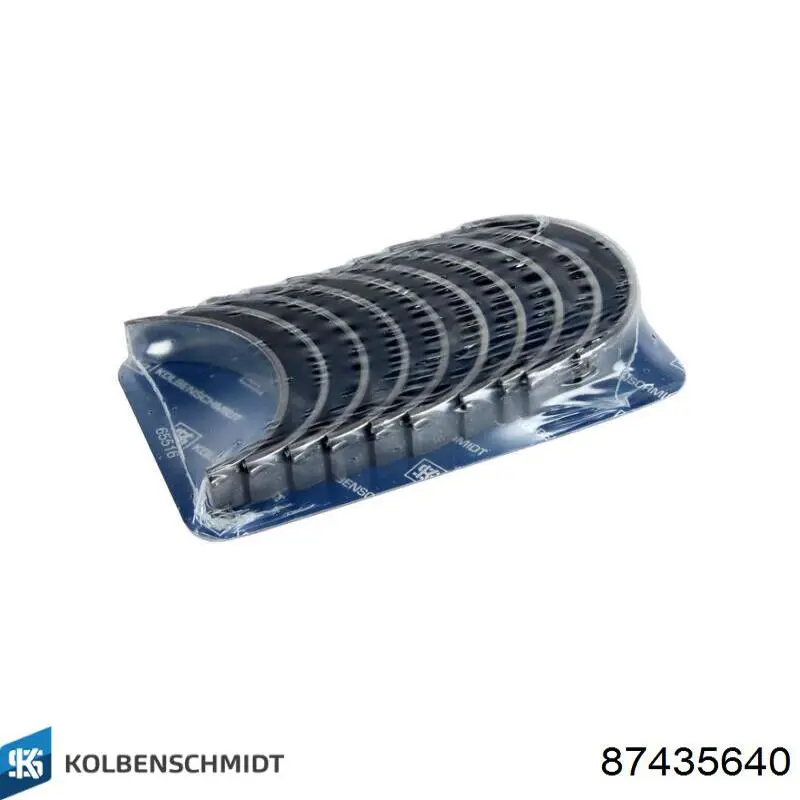 Підшипник коленвала, корінний, комплект, 4-й ремонт (+1,00) Kolbenschmidt 87435640 ціна, від 63.56 USD