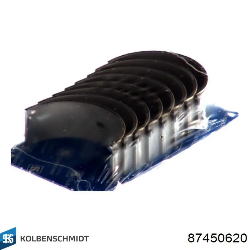 Купити 87450620 Kolbenschmidt Вкладиші колінвала, шатунні, комплект, 2-й ремонт (+0,50)