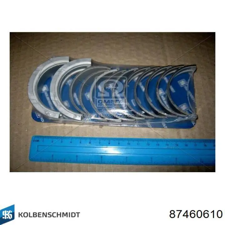 Купити H94107025 Glyco Вкладиші колінвала, корінні, комплект, 1-й ремонт (+0,25)