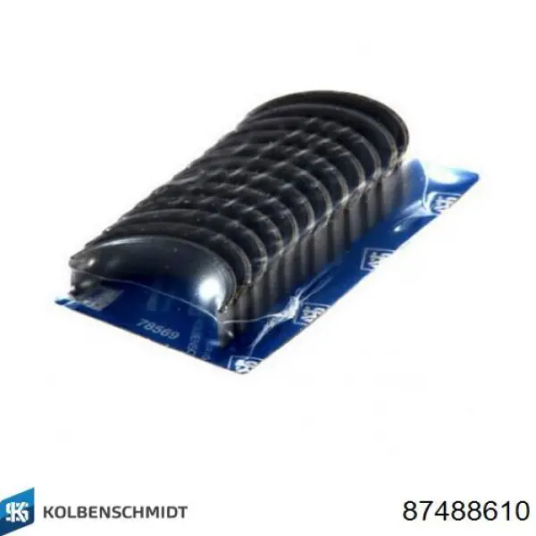 Купити 87488610 Kolbenschmidt Вкладиші колінвала, корінні, комплект, 1-й ремонт (+0,25)