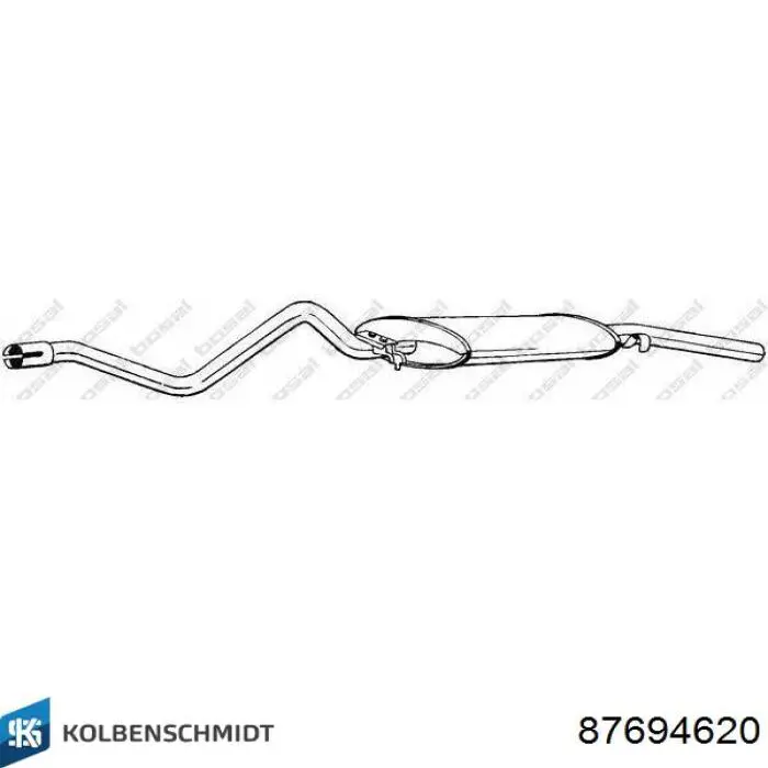 Вкладиші колінвала, шатунні, комплект, 2-й ремонт (+0,50) на Mercedes E-Class (W123)