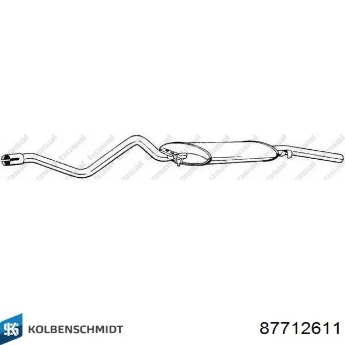 Вкладиші коленвала, корінні, комплект, 1-й ремонт (+0,25) Kolbenschmidt 87712611 ціна, від 155.92 USD