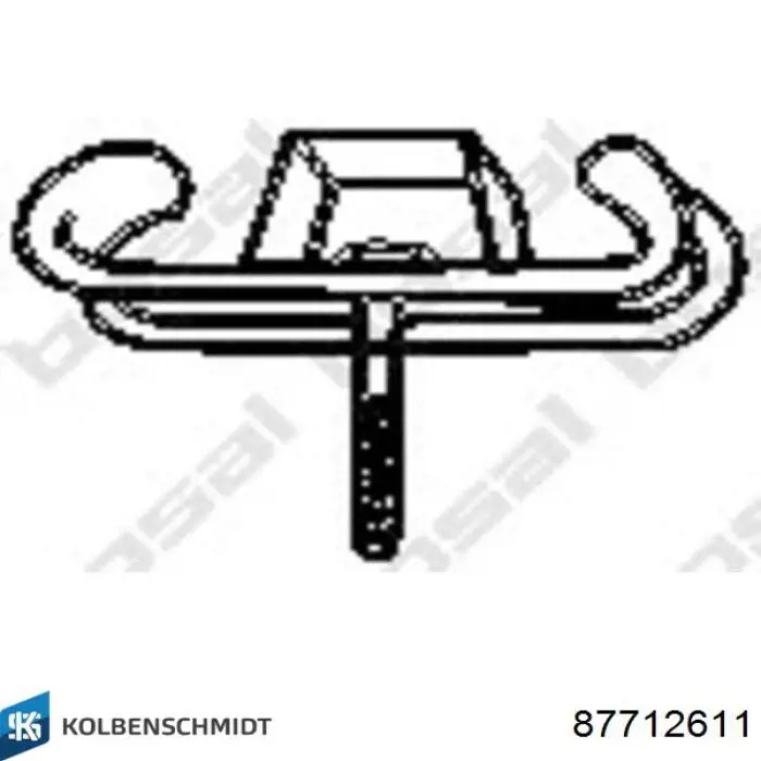 Купити 87712611 Kolbenschmidt Вкладиші колінвала, корінні, комплект, 1-й ремонт (+0,25)
