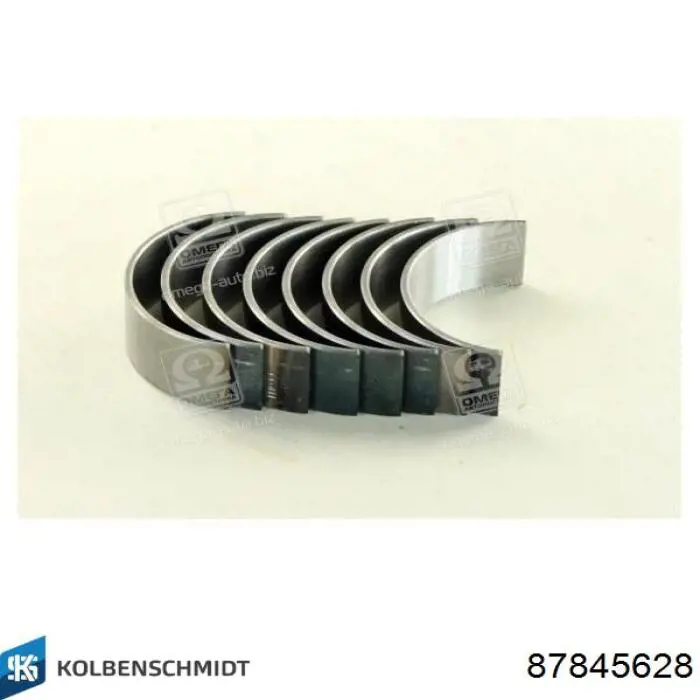 Вкладиші колінвала, шатунні, комплект, 2-й ремонт (+0,50) Kolbenschmidt 87845628 ціна, від 10.72 USD