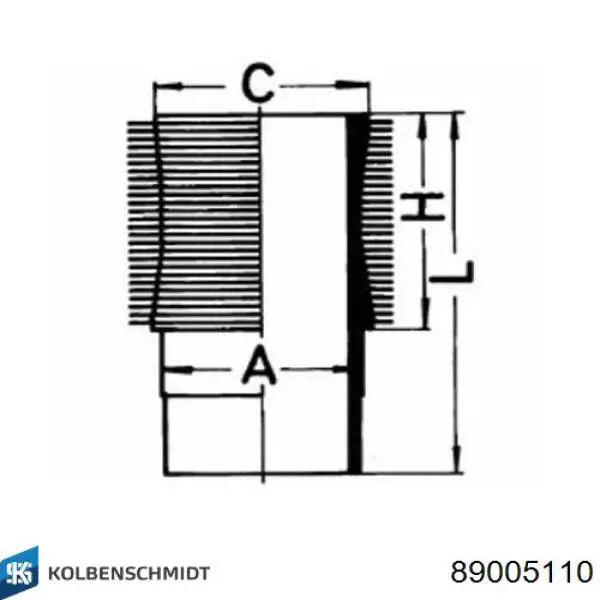 Гільза поршнева Kolbenschmidt 89005110 ціна, від 90.58 USD