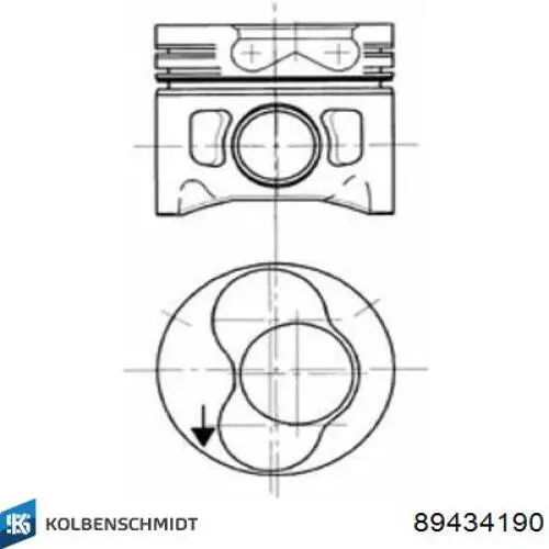 Купити 029WV20 Mahle Original Гільза поршнева