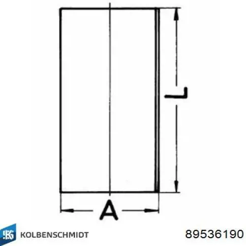 Гільза поршнева Kolbenschmidt 89536190 ціна, від 35.89 USD