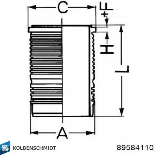 Гільза поршнева Yenmak 5105873000 ціна, від 26.55 USD